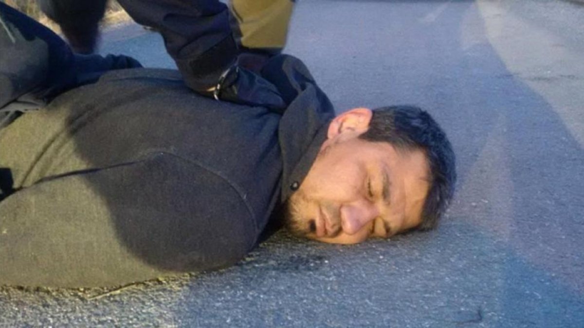 El uzbeko Rakhmat Akilov, en el momento de la detención, el año pasado.-/ DEPARTAMENTO DE POLICIA DE SUECI