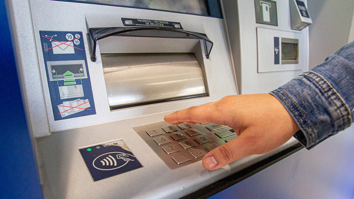 Una entidad bancaria en Soria. MARIO TEJEDOR