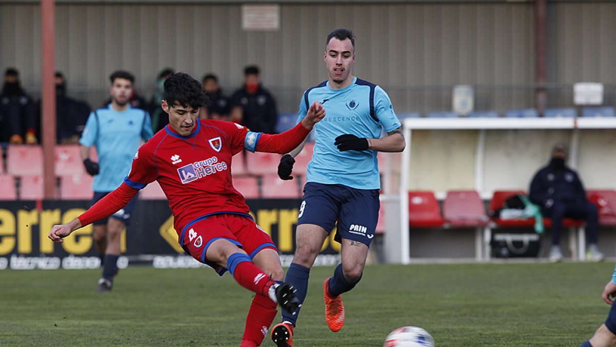 El Numancia B ha sumado ocho puntos de los últimos doce que ha disputado. MARIO TEJEDOR