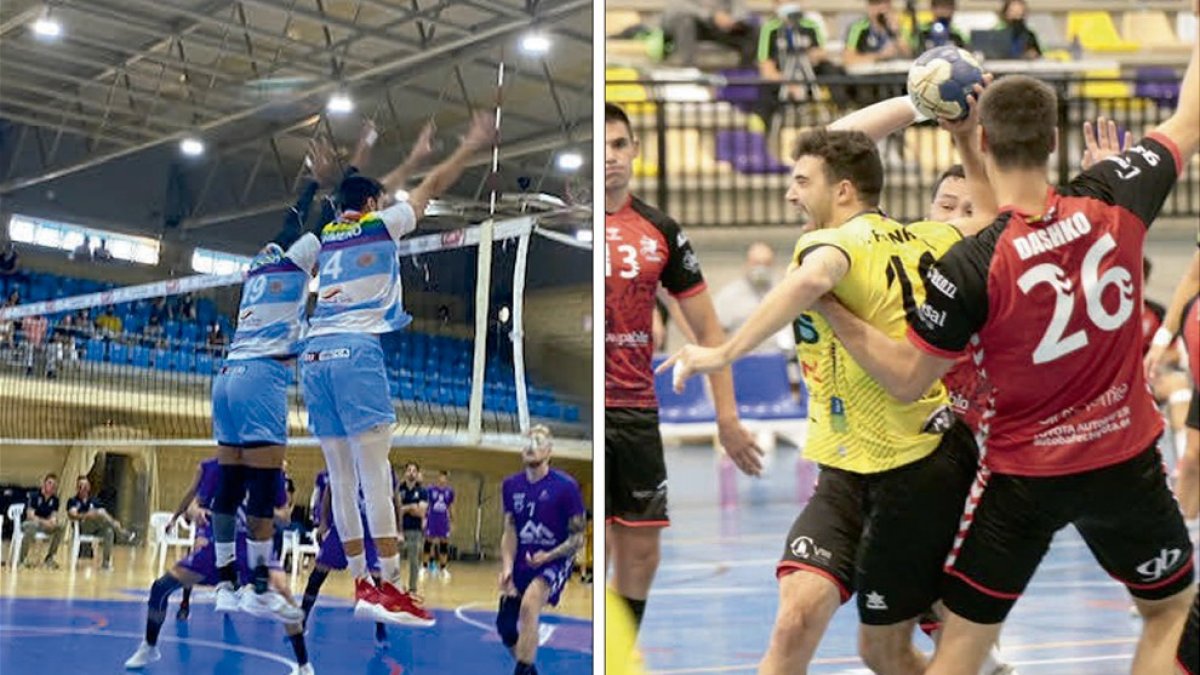 Tanto Río Duero como Balonmano Soria juegan sus partidos mañana sábado en sus respectivos pabellones. HDS