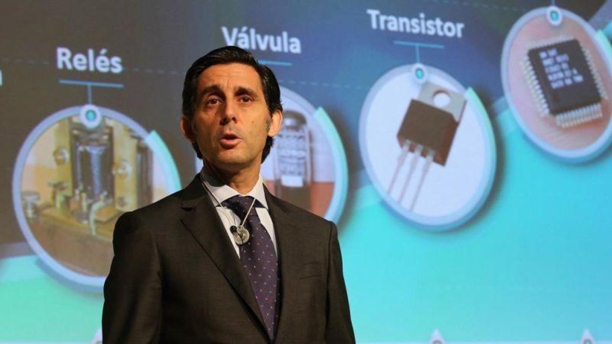 José María Álvarez-Pallete, presidente de Telefónica, en una imagen de archivo.-JUAN MANUEL PRATS
