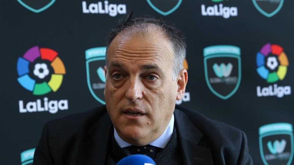 Javier Tebas, presidente de la Liga de Fútbol Profesional (LFP).-EL PERIÓDICO