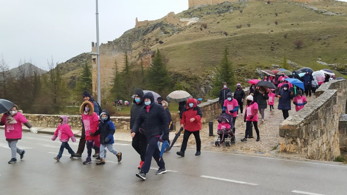 Marcha contra el cáncer en El Burgo de Osma. Ana Hernando