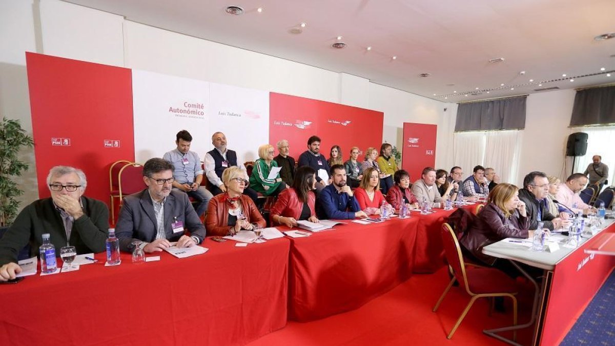 El Comité Autonómico del PSOE de Castilla y León celebrado ayer en Valladolid.-- ICAL