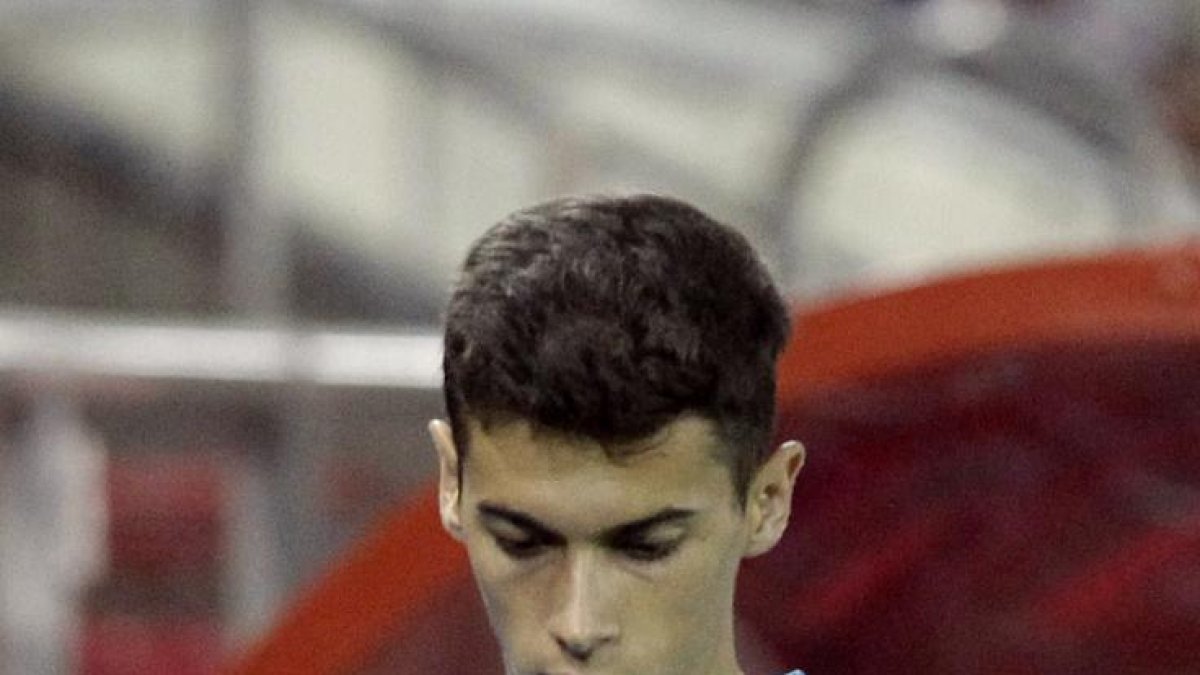 Nacho se lesionaba en la sesión de ayer antes de viajar a Málaga.-Luis Ángel Tejedor
