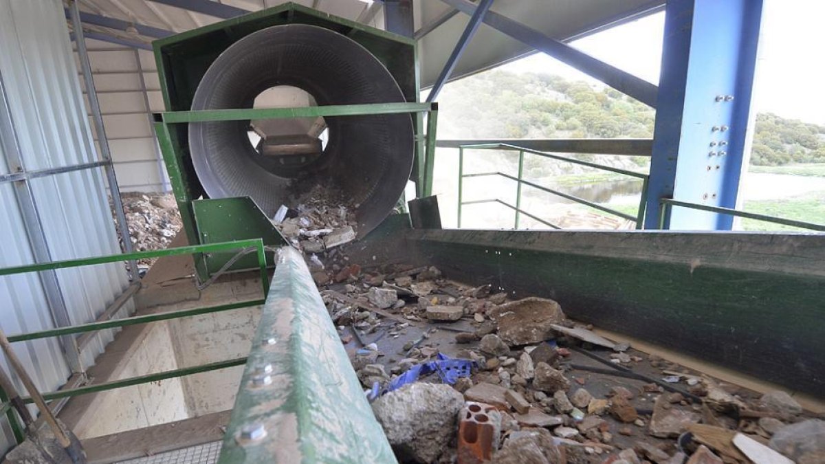 Cinta transportadora de residuos-A. M.