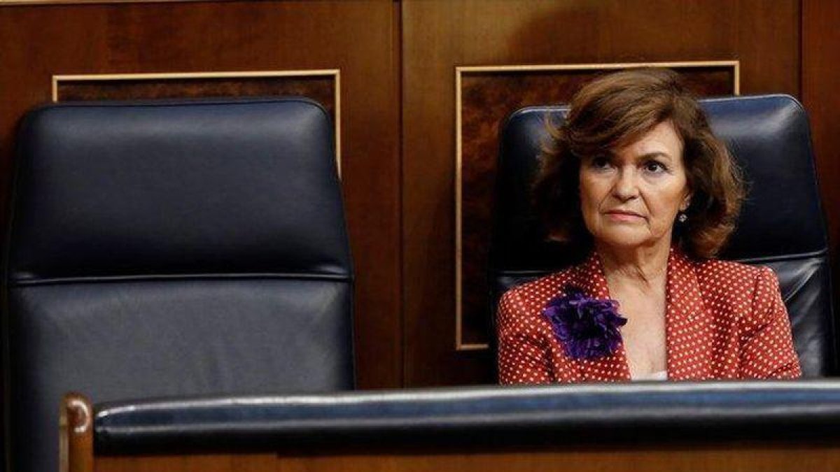 Carmen Calvo en una imagen de archivo.-EFE