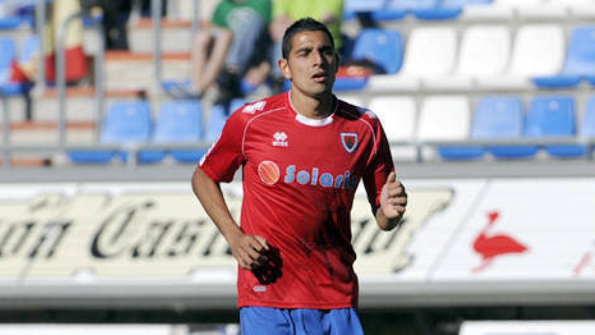 Gaffoor durante el partido del pasado miércoles ante el Atlético. / ÁLVARO MARTÍNEZ-