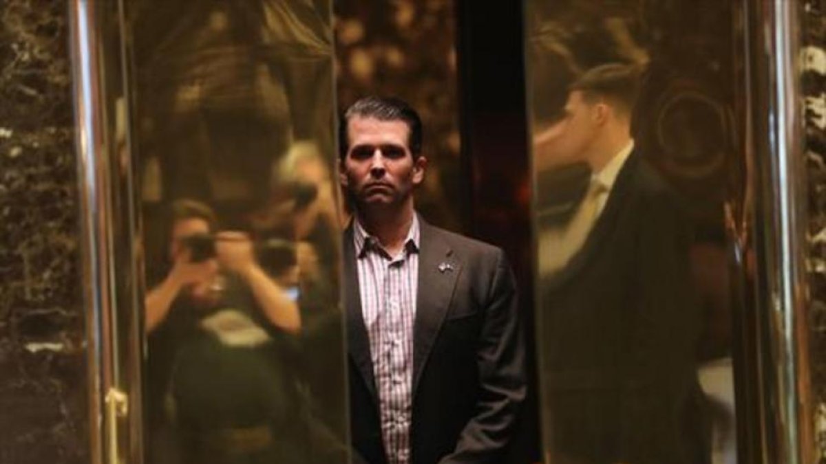 EL HIJO Donald Trump Jr. en la Torre Trump, el pasado enero.-AFP / JOHN MOORE