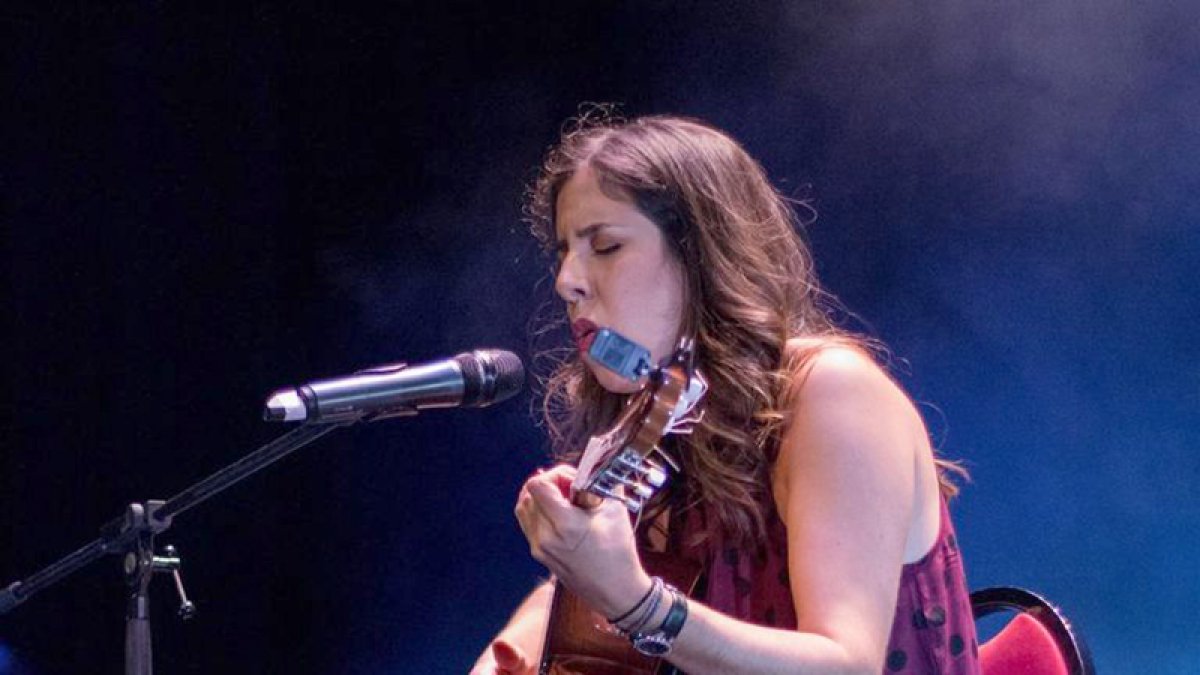 Paula Martinez, ganadora del Soria Talent 2020, durante la gran gala final el pasado mes de octubre. FOTO: Soria Talent