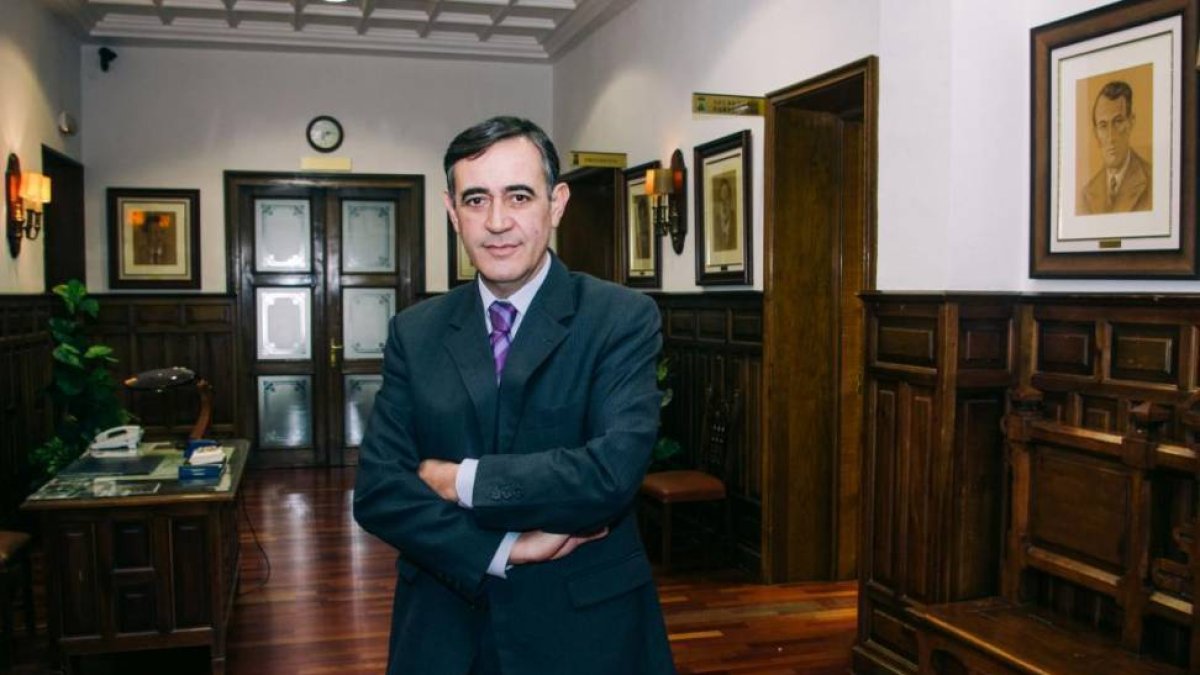 Antonio Pardo, en una imagen de cuando era presidente de la Diputación de Soria.