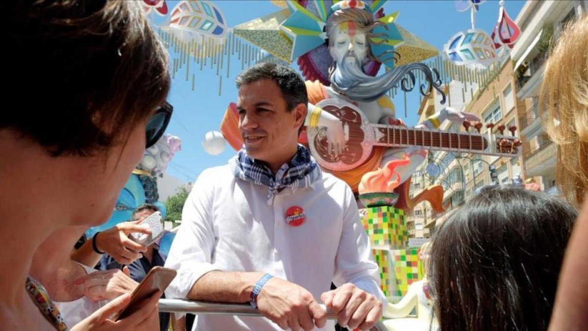 Pedro Sánchez, este jueves en Alicante.-REUTERS / HEINO KALIS