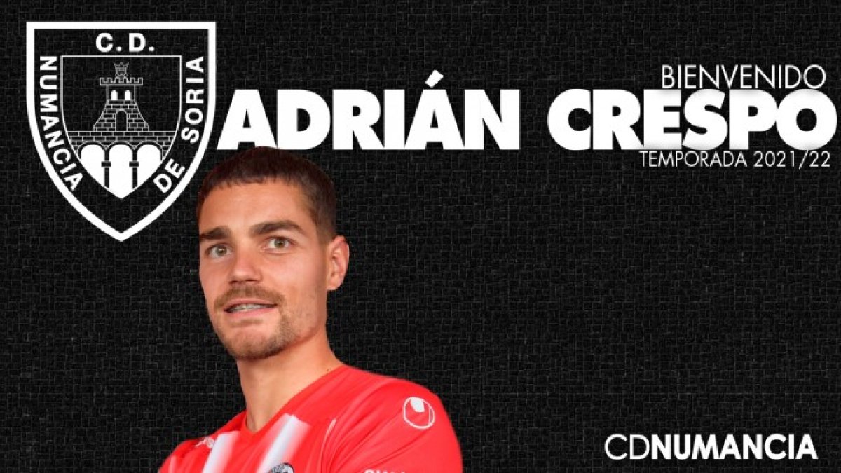 Adrián Crespo jugó la pasada temporada en el Zamora.
