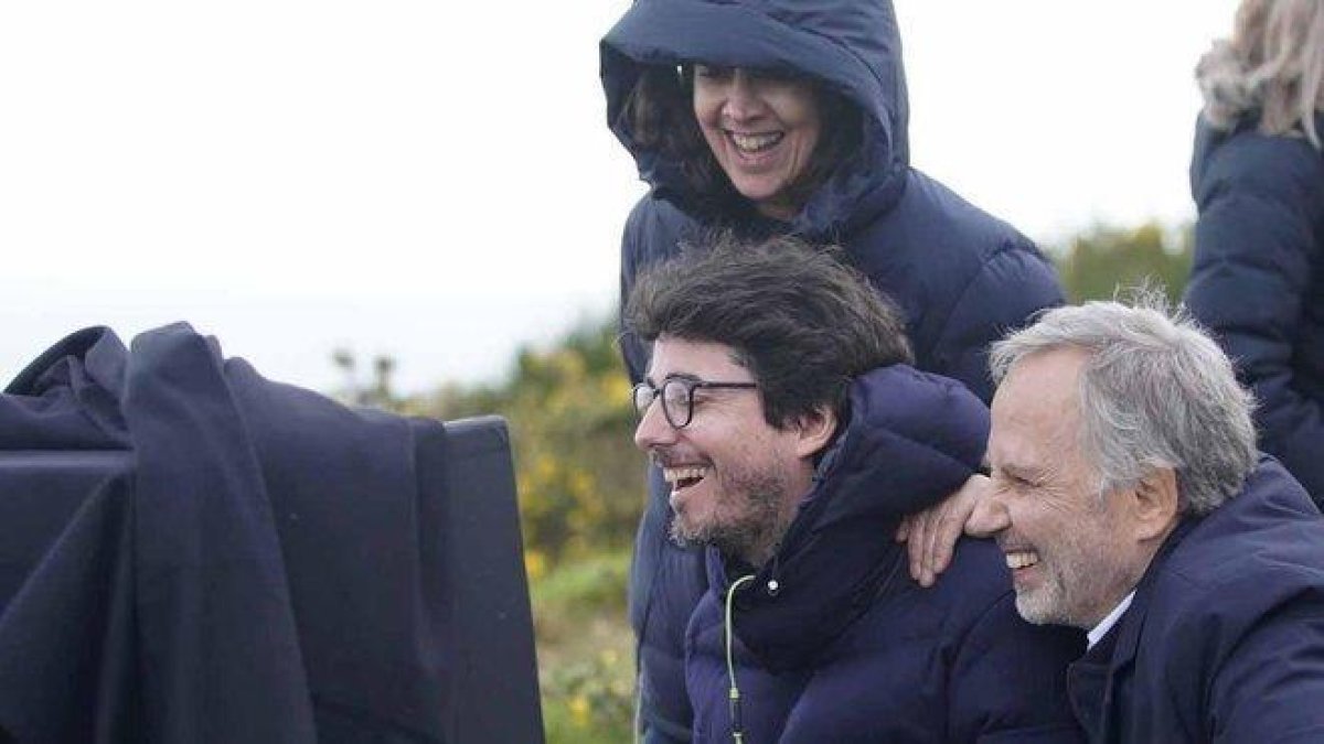 Rémi Bezançon, durante el rodaje de La biblioteca de los libros rechazados. /-J. SAUVEUR GAUMONT