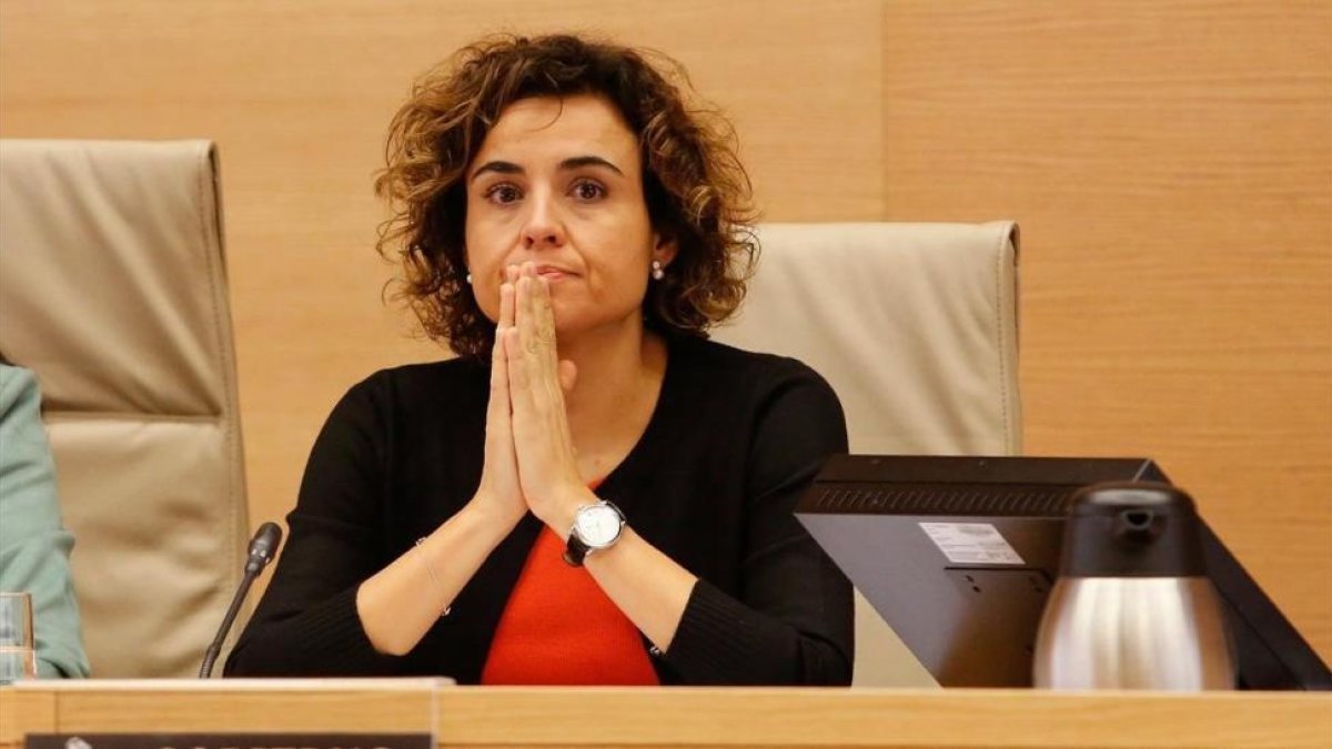 La ministra de Sanidad, Dolors Monserrat.-JUAN MANUEL PRATS