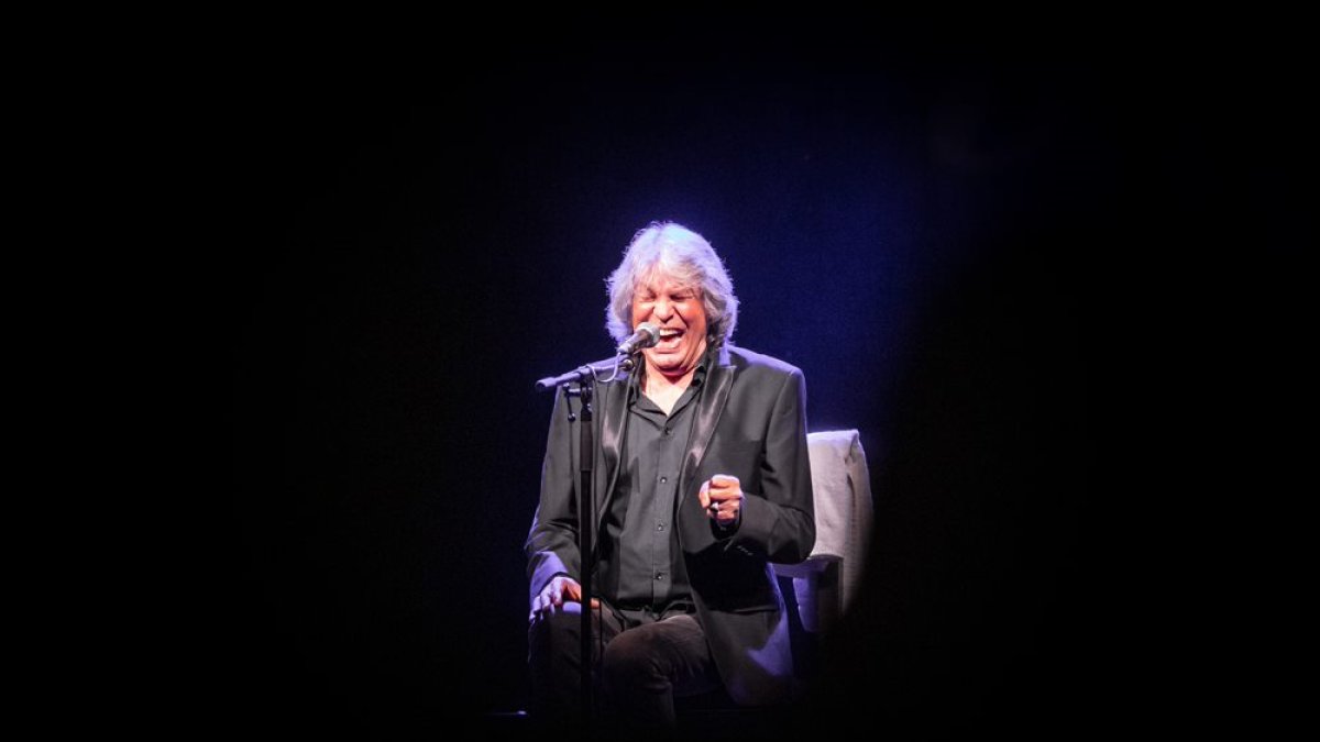 José Mercé en el concierto del San Andrés. GONZALO MONTESEGURO