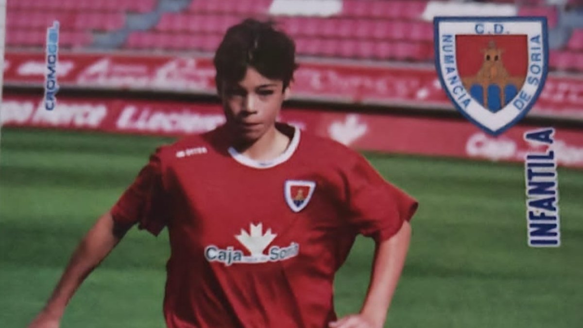 Álvaro Chacobo es una de las joyas de la cantera numantina. HDS