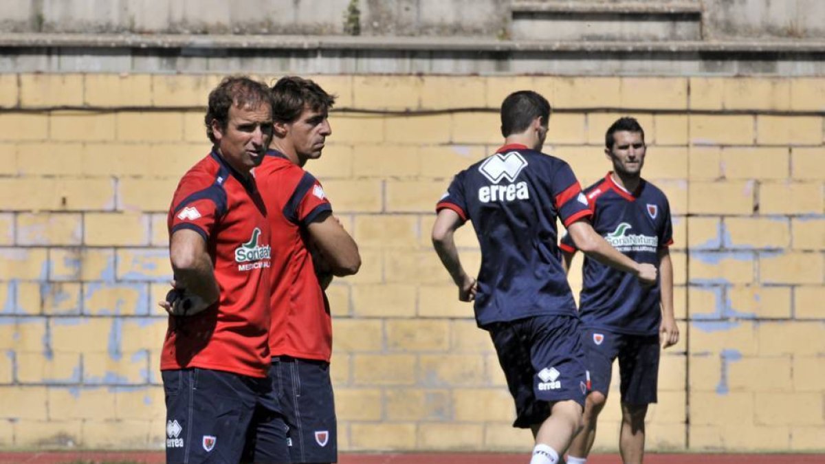 Jagoba Arrasate ya está al mando de un Numancia al que quiere impregnar su manera de entender y de ver el fútbol.-Valentín Guisande