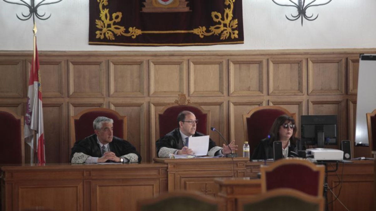 Los magistrados de la Audiencia Provincial de Soria.-MARIO TEJEDOR