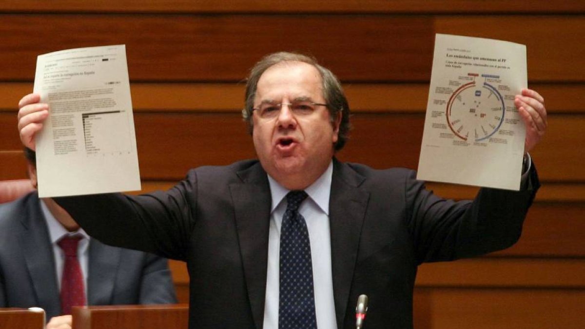 Intervención del presidente de la Junta, Juan Vicente Herrera, en el Pleno de las Cortes-Ical