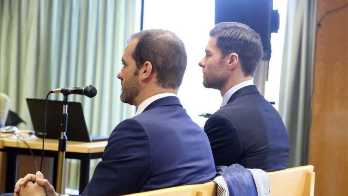 Xavi Alonso, durante el juicio en la Audiencia Provincial de Madrid.-DAVID CASTRO
