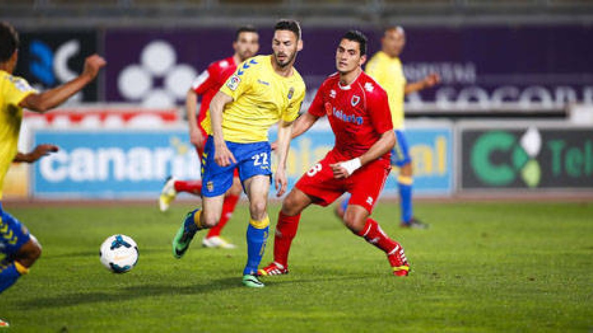 Juanma en el encuentro de la pasada temporada en Las Palmas. / Área 11-