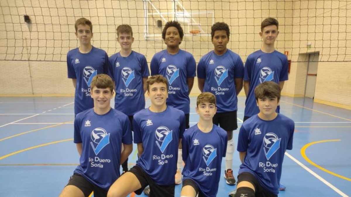 Plantilla del equipo cadete masculino del Río Duero. HDS