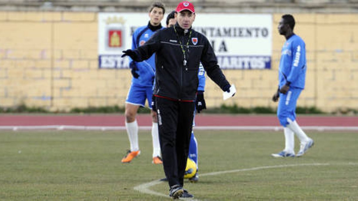 El preparador del Numancia, Pablo Machín. / ÚRSULA SIERRA-