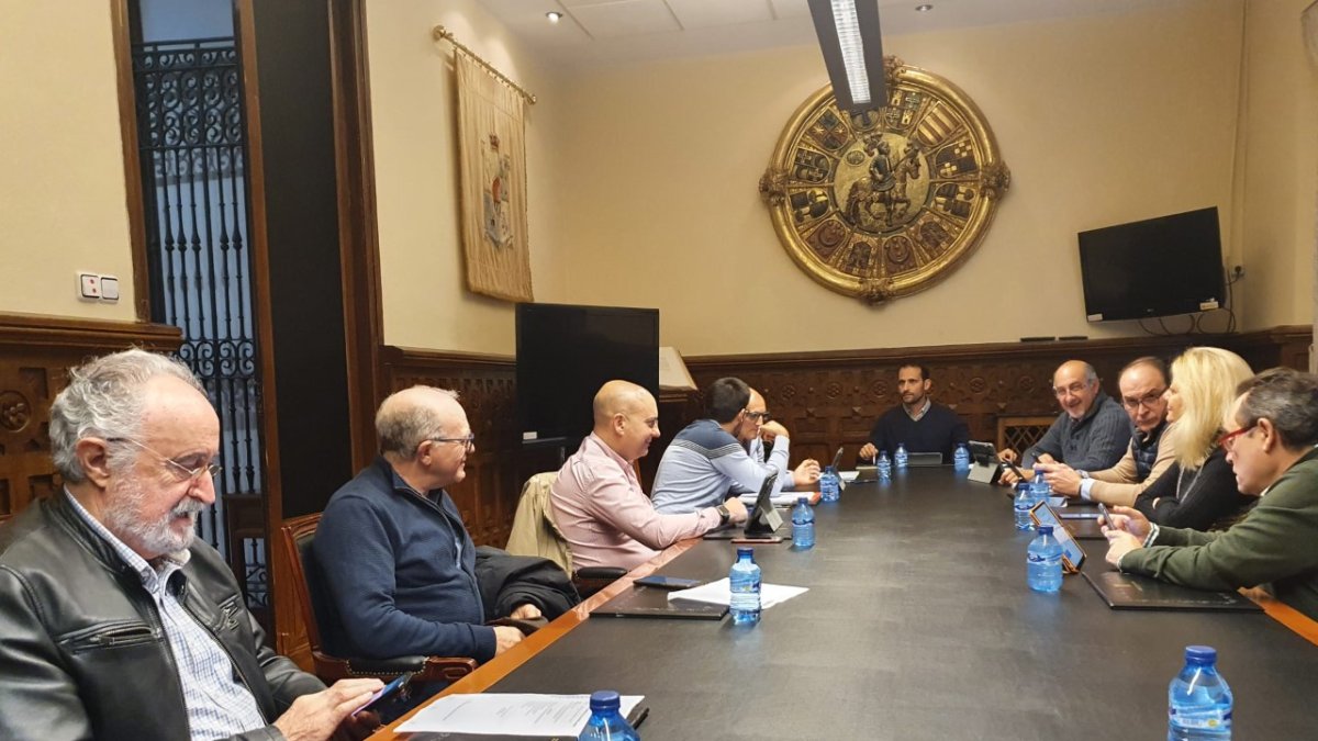 La Comisión de Deportes de Diputación celebrada este miércoles. HDS