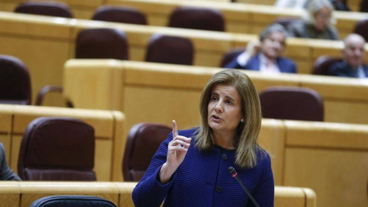La ministra de Empleo, Fátima Báñez, en una imagen de archivo.-Foto: EFE