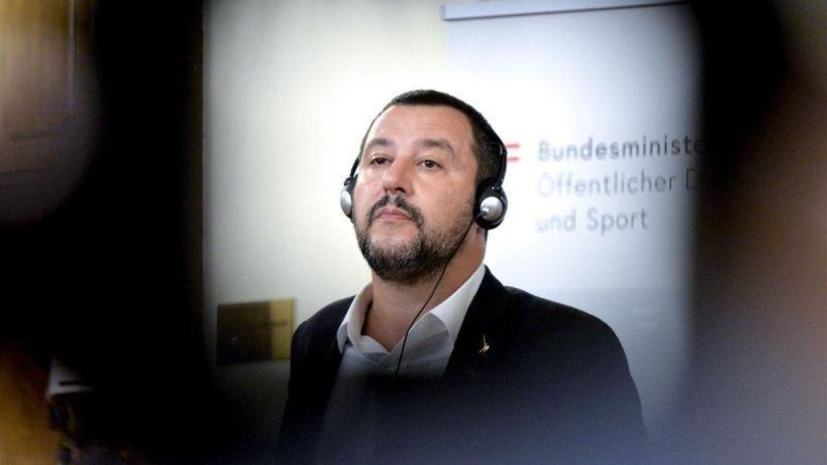 El ministro del Interior italiano, el ultraderechista Matteo Salvini.-AFP / HERBERT NEUBAUER