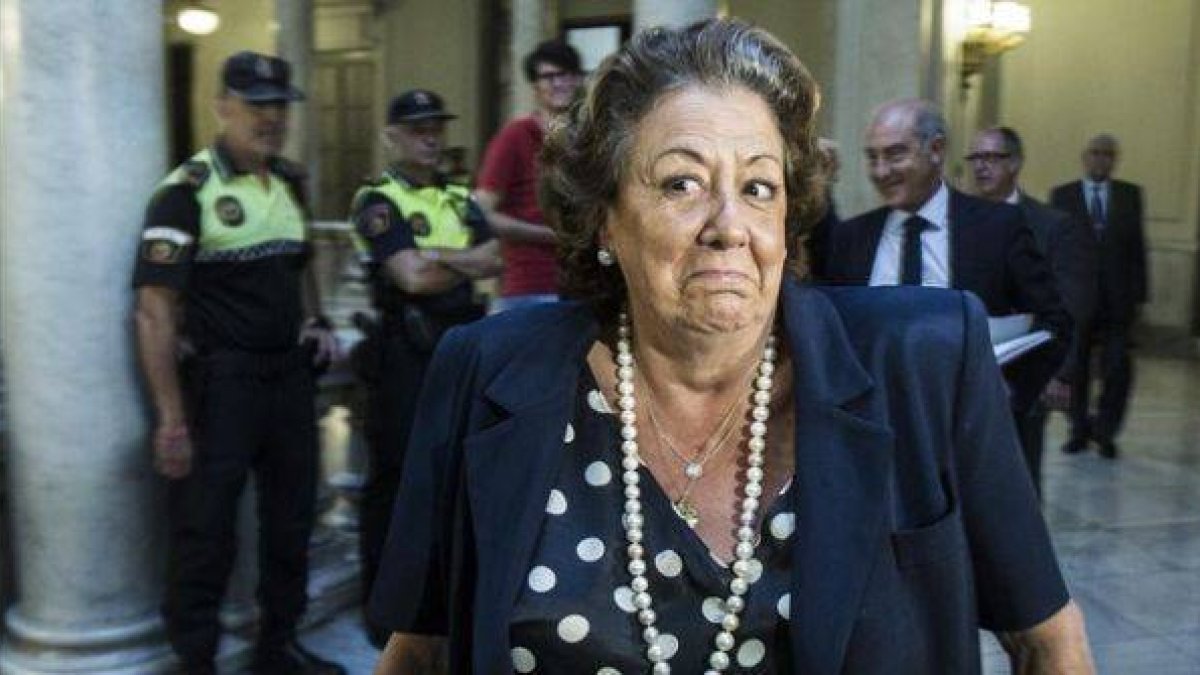 Rita Barberá, el pasado mes de julio.-Foto: MIGUEL LORENZO