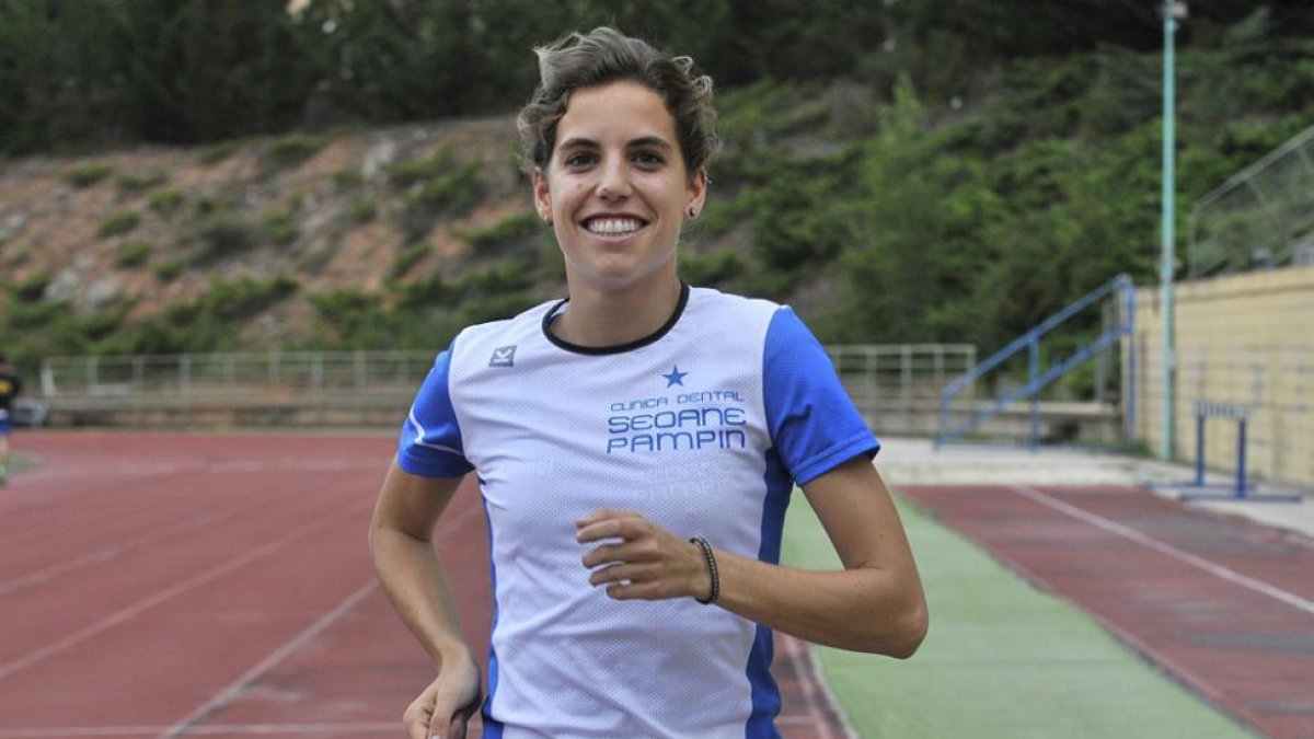 La atleta soriana, Marta Pérez Miguel.-VALENTÍN GUISANDE