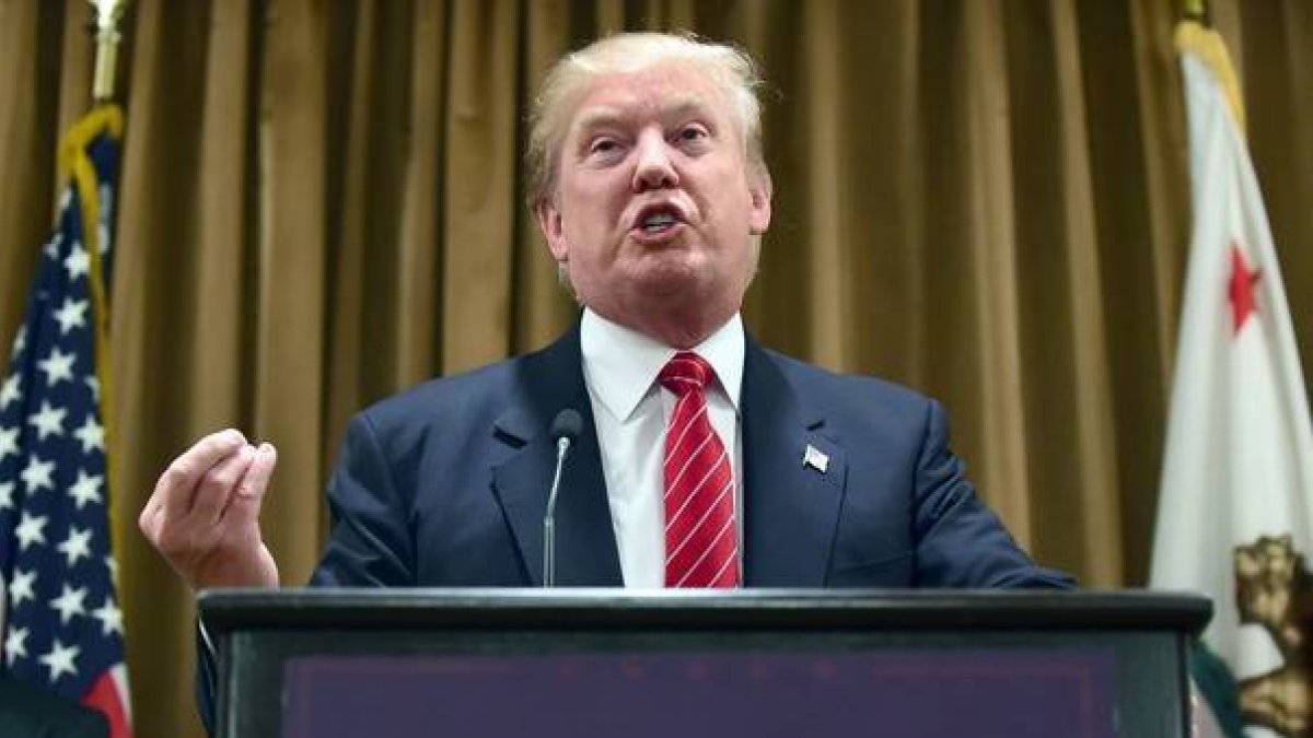 Imagen de archivo del candidato a las primarias republicanas para las elecciones presidenciales del 2016 Donald Trump.-Foto: AFP / FREDERIC J. BROWN