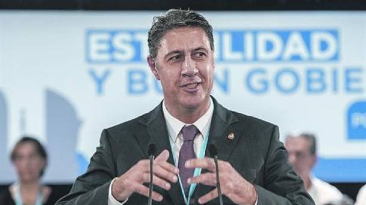 Xavier García Albiol, en unas jornadas organizadas por su partido, el pasado noviembre.-Foto: ARCHIVO / FERRAN SENDRA