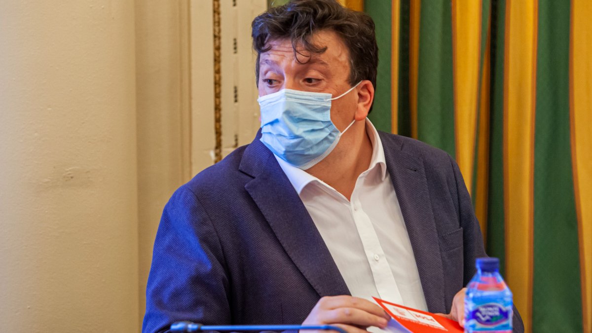 Jesús Cedazo, alcalde de Almazán.-MARIO TEJEDOR