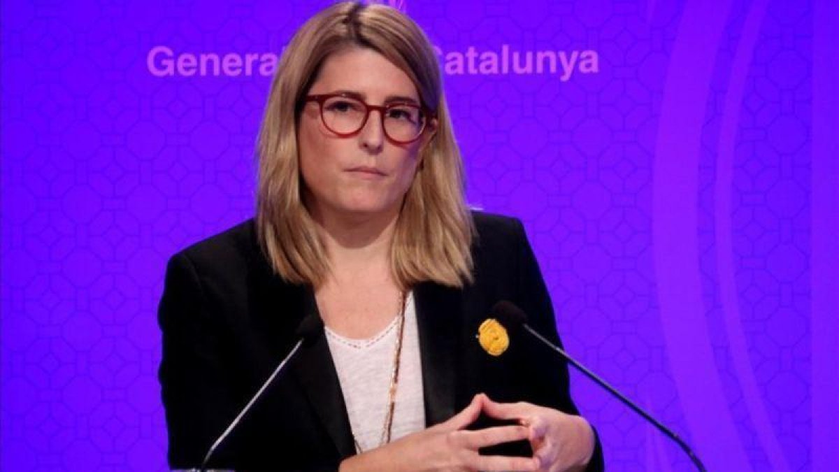 La consellera de Presidència y portavoz del Govern, Elsa Artadi.-GUILLEM ROSET (ACN)