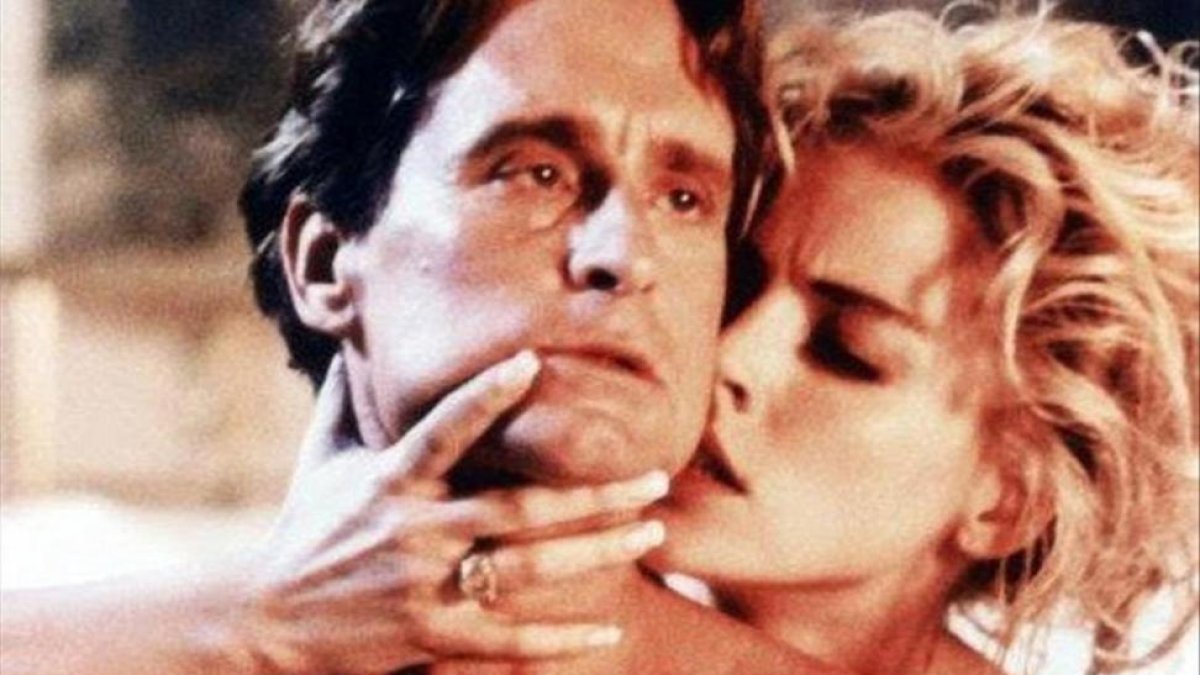 Sharon Stone, con Michael Douglas-EL PERIÓDICO