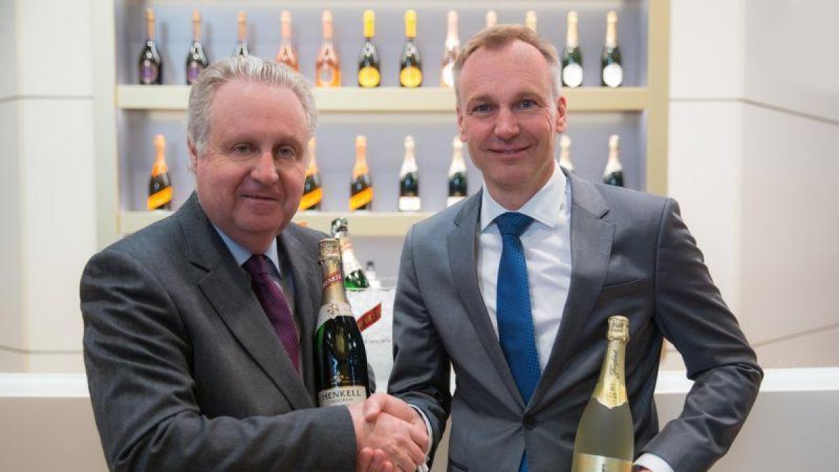 Los copresidentes de Freixenet José Luis Bonet Ferrer y Albert Christmann.-EL PERIÓDICO
