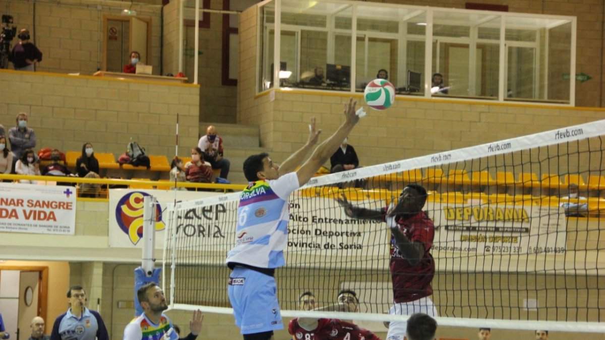 Igor Silva, durante un partido del Río Duero Soria. HDS