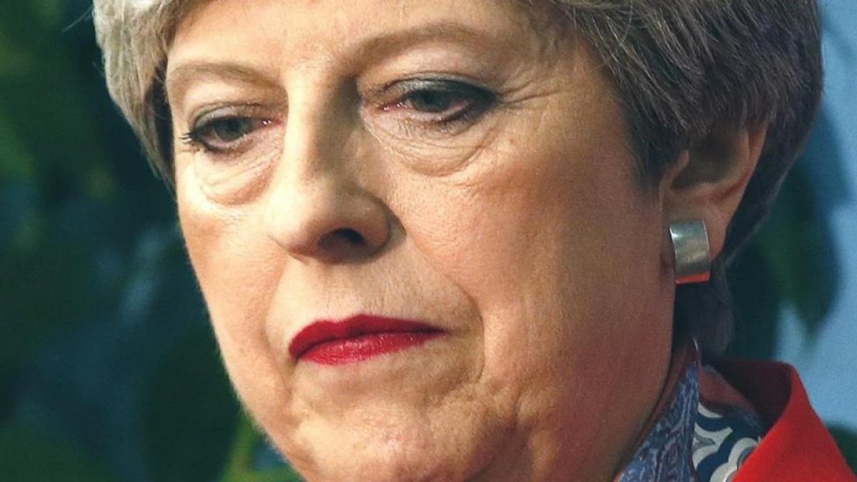 La primera ministra británica, Theresa May.-AP