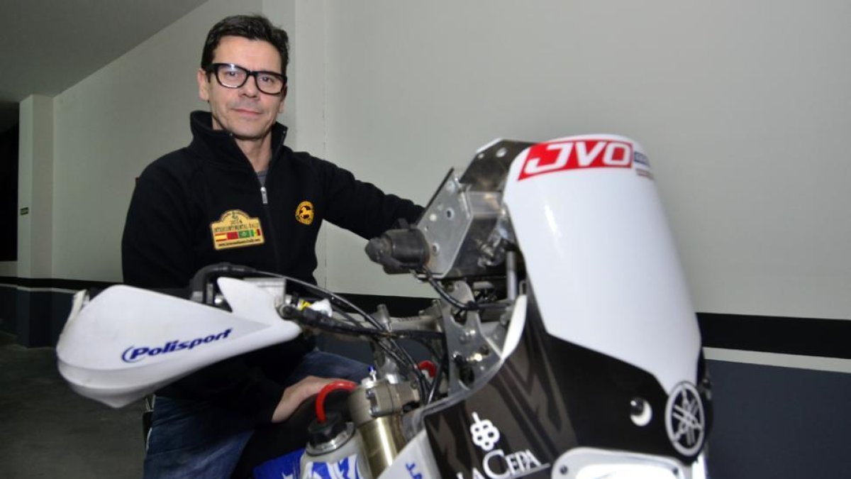 Txomin Durán emprenderá el lunes su tercera aventura del Intercontinental Rally-Álvaro Martínez