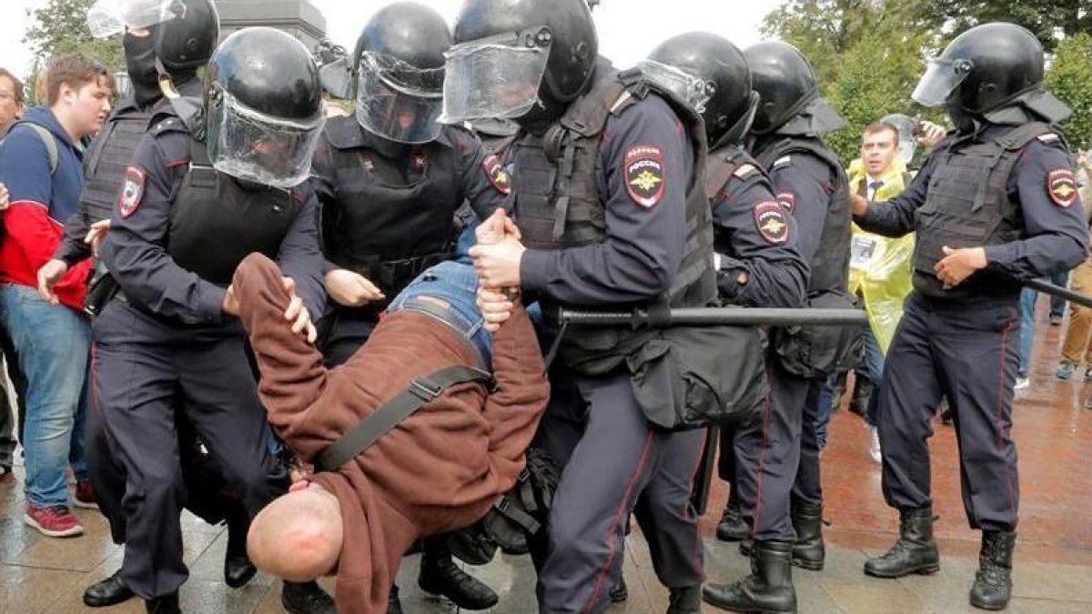 Imagen de las protestas.-EFE