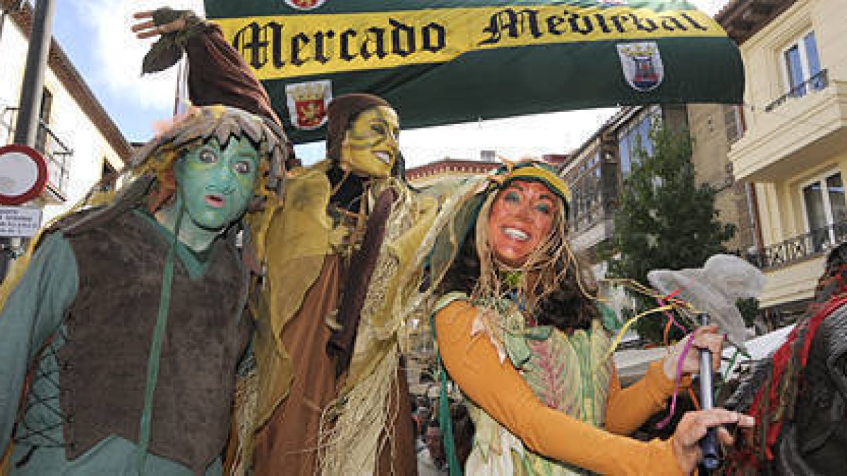 Mercado medieval, ayer. / V. G.-
