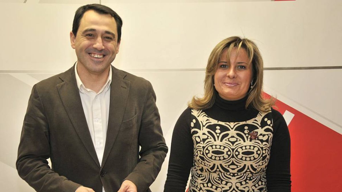 Javier Muñoz y Esther Pérez.-VALENTÍN GUISANDE