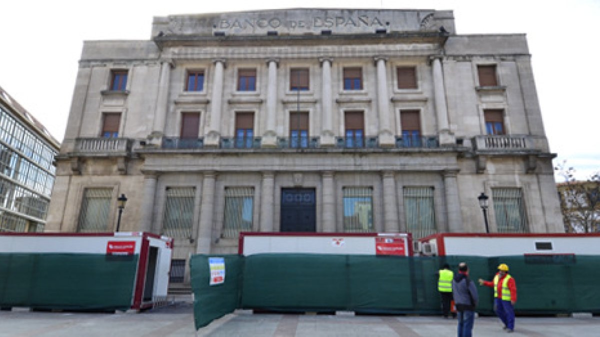 Obras en el Banco de España en el 2013. HDS