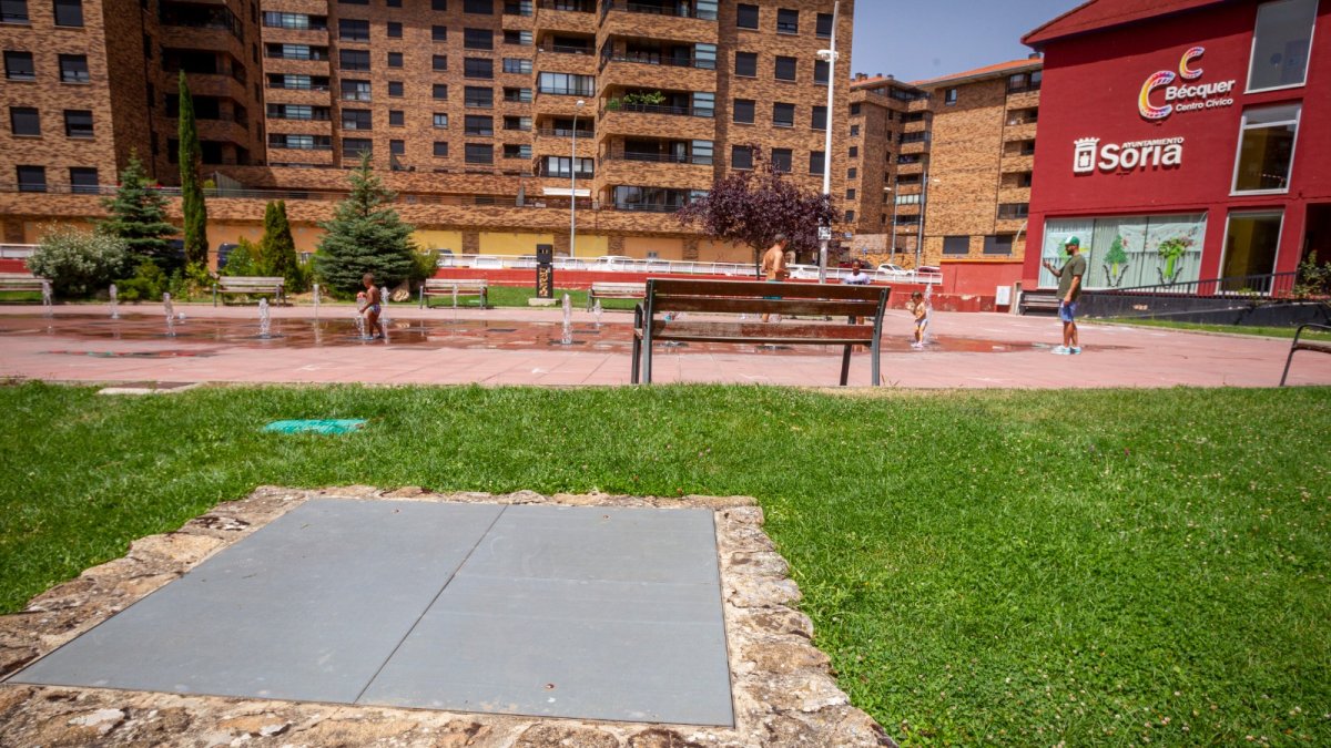 La chapa que ha generado algunas quejas. HDS