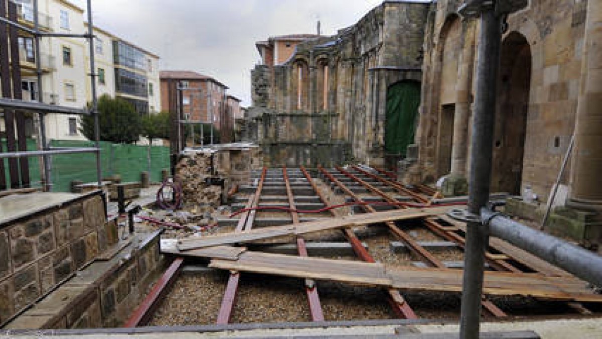 Estado actual de las obras de San Nicolás. / Á.M.-