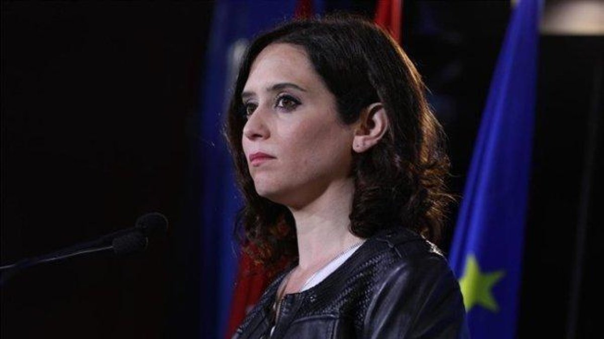 La candidata del PP a la Presidencia de la Comunidad de Madrid, Isabel Díaz Ayuso.-EUROPA PRESS / JESÚS HELLÍN