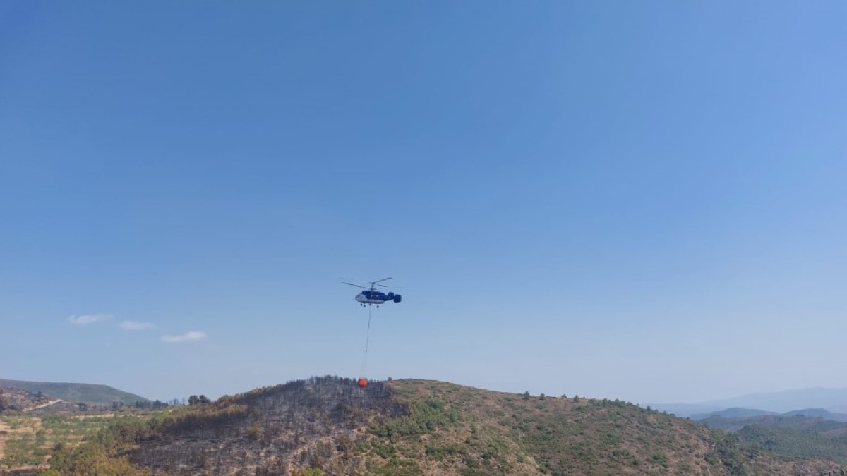 La BRIF de Lubia en su última intervención hasta el incendio en Tejerizas, Soria. BRIF LUBIA
